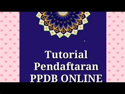 Tutorial Pendaftaran Online Ppdb Sman Banyuasin I Sumsel Melalui