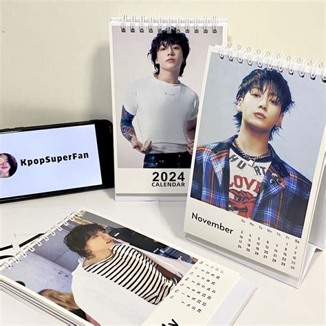 In Stock Bts Jungkook Calendar Desk Calendar Desk Diary Giveaway