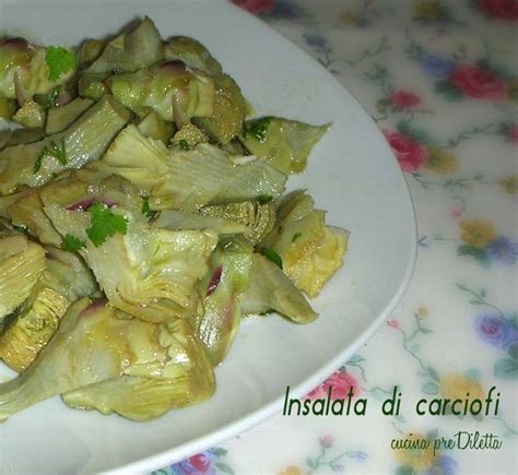 Insalata Di Carciofi Cucina Prediletta Ricetta Ricette Insalata