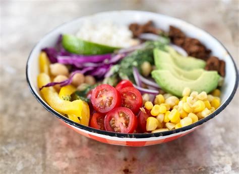 Mexican Bowl Recipe With Cilantro Lime Dressing A Pretty Life In The Suburbs