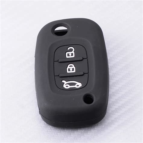 DWCX Universal Car Silicone 3 Button Remote Key Fob Cover Case For