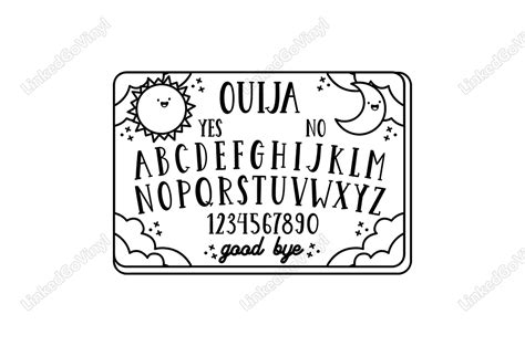 Ouija Board Free Svg Cut File Linkedgo Vinyl