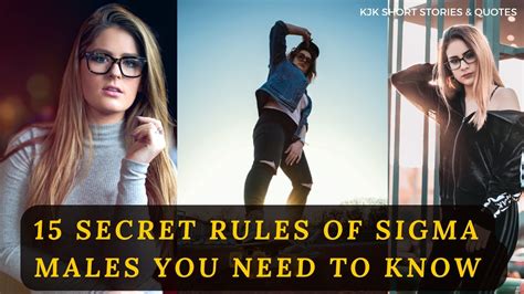 15 Secret Rules Of Sigma Males You Need To Know Sigma Male Rules🔥