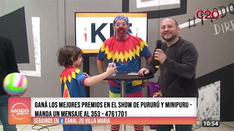 Modo Directo El Payaso Pururu Y Mini Puru Tv Una Forma