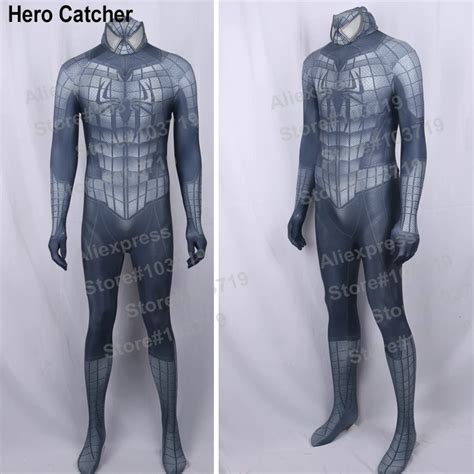 Hero Catcher High Quality New Black Raimi Spider Man Costume Black