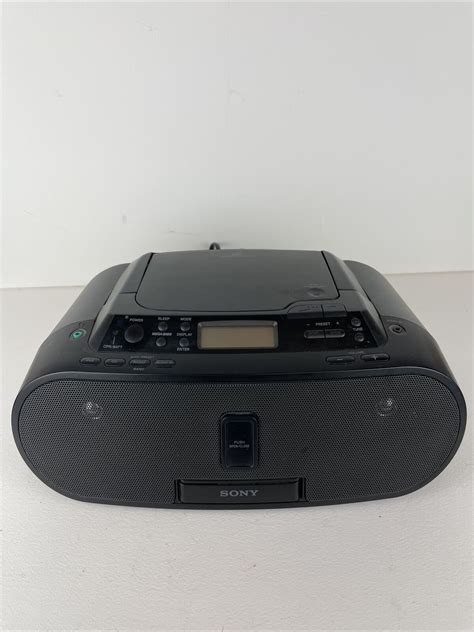 Sony Zs S2ip Cd Player Am Fm Radio Ipod Dock Stereo Boombox Tested Working Ebay