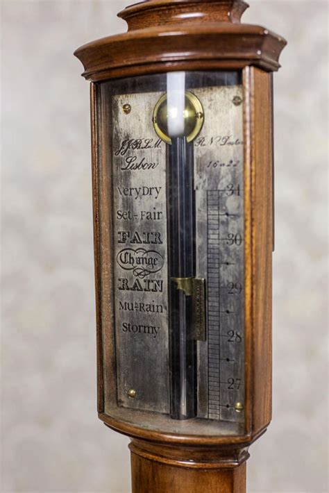 19th Century Jjbm Lisbon Rn Desterro 16 A 22 Mercury Barometer At