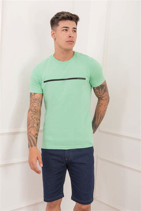 Camiseta Calvin Klein Jeans Linha Comprar Online Pirâmide Center