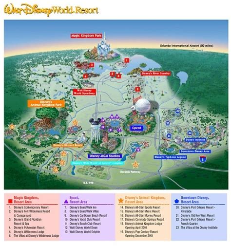 Walt Disney World | Disney world map, Disney map, Disney world vacation