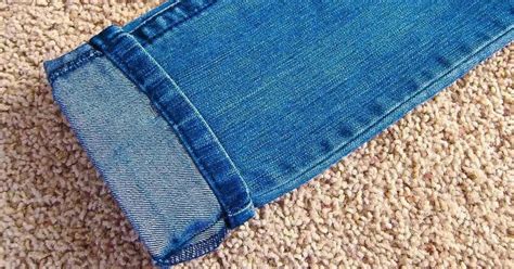 Cómo acortar jeans sin máquina de coser Tutorial paso a paso trucos