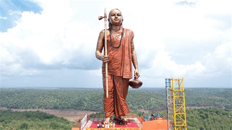 108 Foot Adi Shankaracharya Statue In Omkareshwar Unveiled