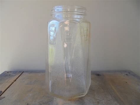 Vintage Ball Canning Jar Pat 90045 Embossed Glass Jar Etsy