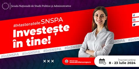 Admitere Masterat Admitere Snspa