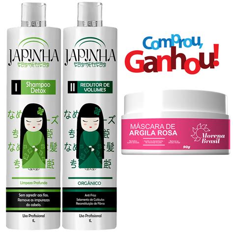 Kit Progressiva Orgânica japinha Sem Formol 1000ml Shopee Brasil