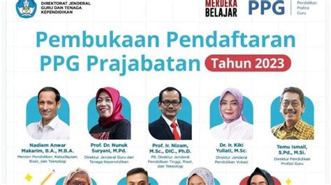 Resmi Dibuka Hari Ini Pendaftaran Ppg Prajabatan 2023 Simak Syarat Dan Cara Daftarnya Di Sini