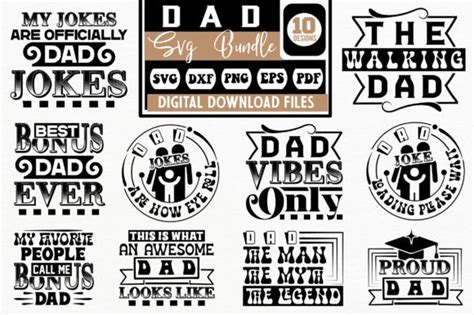 Dad Svg Bundle Graphic By Belysvgbundlefiles · Creative Fabrica