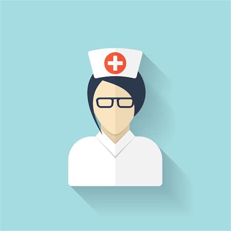 Premium Vector Flat Medical Doctor Icon Account Profile Avatar Health