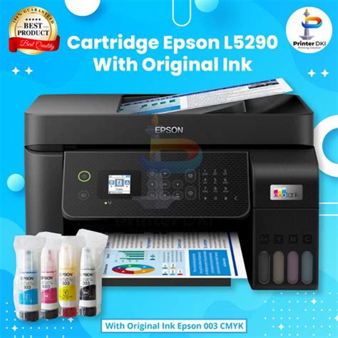 Jual Epson EcoTank L5290 L5296 A4 Wi Fi Al In One Ink Tank Printer With