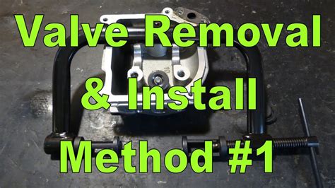 Valve Removal Installation Method Valve Spring Compressor Youtube