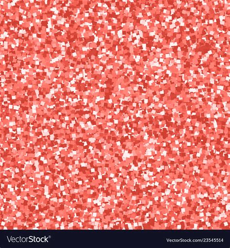 Pink Or Living Coral Color Glitter Sparkles Vector Image