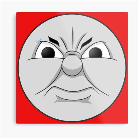 "James (angry face)" Metal Print for Sale by corzamoon | Redbubble