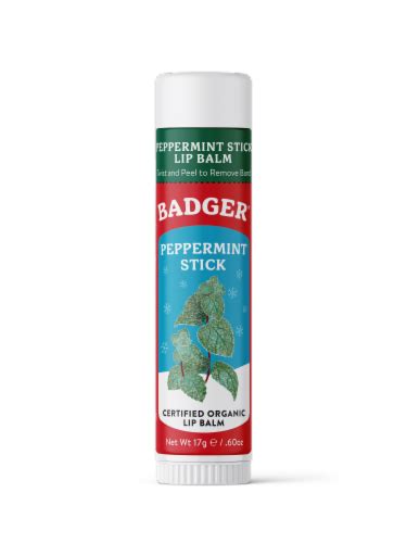 Badger® Peppermint Stick Lip Balm, 1 ct / .6 oz - Kroger