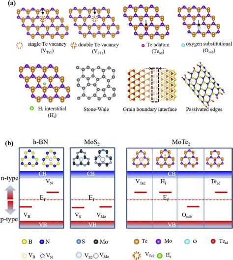 A Schematic Representation Of Some Common Defects In D Materials