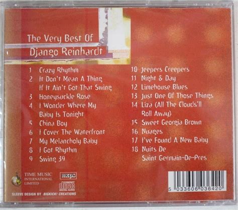 Cd The Very Best Of Django Reinhardt Kala By Django Reinhardt New Ebay