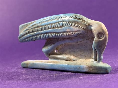 BEAUTIFUL CIRCA 715 332BC ANCIENT EGYPTIAN FAIENCE NILE IBIS BIRD