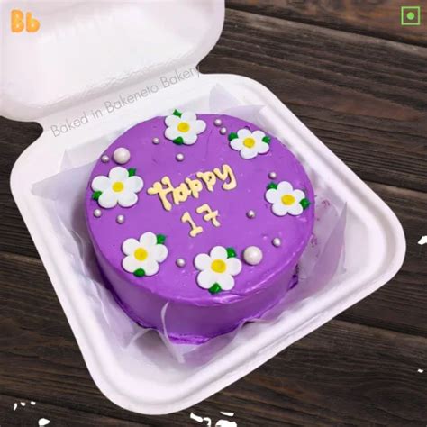 Yummy Purple Bento Cake Mini Cakes Delivery In Indirapuram