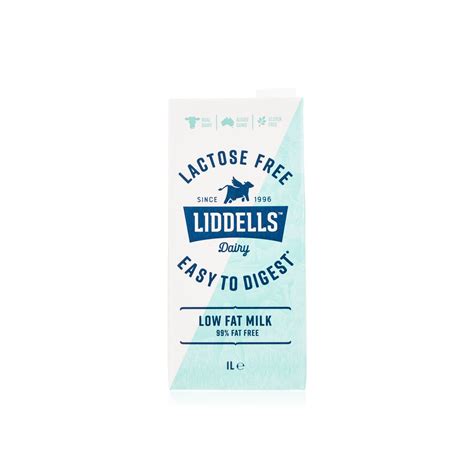 Liddells Lactose Free Low Fat Milk 1ltr Waitrose UAE Partners