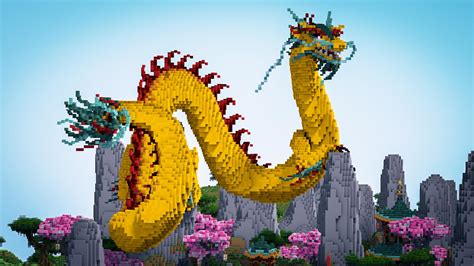 A fantasy dragon we built! : r/Minecraft