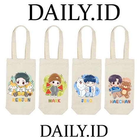 Jual Tote Bag Kanvas Murah Tote Bag Mini Pouch Motif Nct Dream