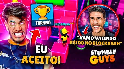 Torneio No Stumble Guys Contra Um Youtuber Valendo Reais No