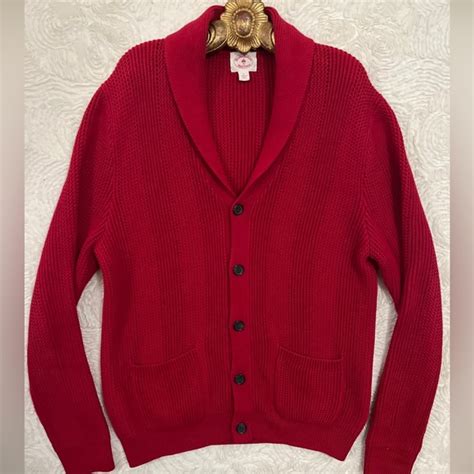 Brooks Brothers Sweaters Brooks Brothers Red Fleece Red Cotton