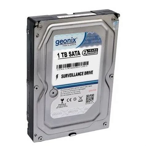 Metal Geonix 1tb Sata Hard Drive For Desktop Rs 2260 Geonix International Private Limited Id