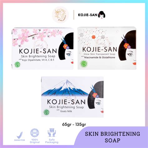 Kojie San Brightening Soap Kojic Kojie San Glow Skin Transparant