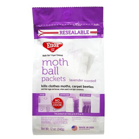 Enoz Lavender 12oz Moth Ball Packets 3 Count Lavender Home And Perimeter