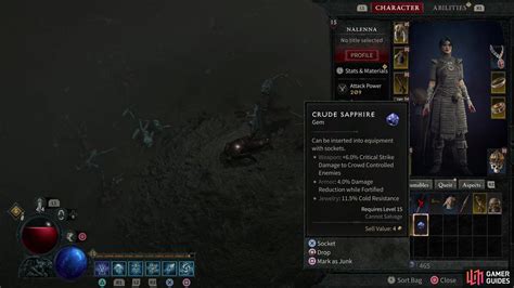 How To Find And Socket Gems In Diablo 4 Basics Getting Started