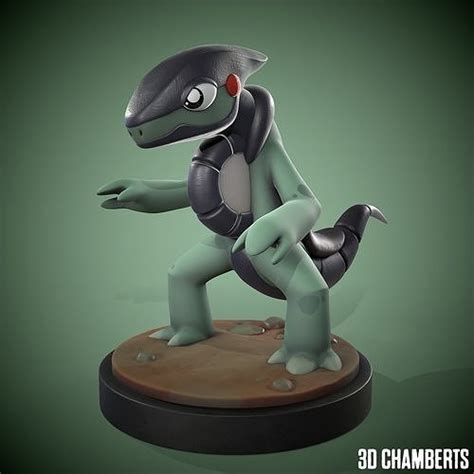 Pokemon Scarlet Pokemon Violet Cyclizar STL 3D Model 3D Printable