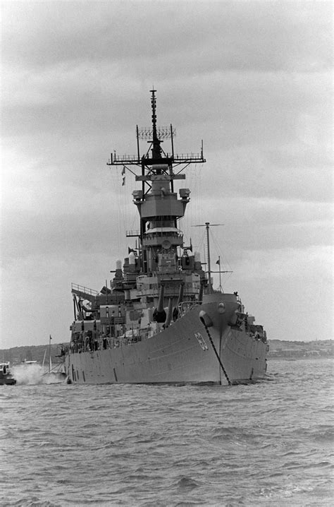 A Starboard Bow View Of The Battleship Uss Missouri Bb 63 Anchored In The Harbor The Missouri