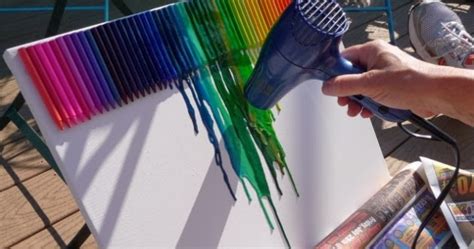 Derreter Giz De Cera - Apenas Garotas: DIY: Quadro de Giz de Cera Derretido