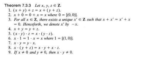 Solved Theorem 7 3 3 Let X Y Z E Z 1 X Y Z X