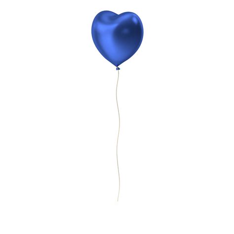 Blue Single Heart Balloon Png Images And Psds For Download Pixelsquid