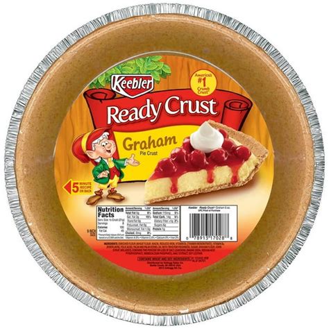 Keebler Ready Made Graham Pie Crust 6 Oz