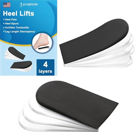 Amazon JUMPOW Adjustable Orthopedic Shoe Lifts Inserts 4 Layers