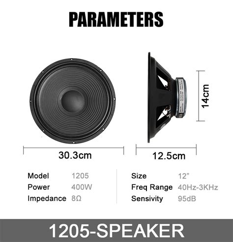 Tosunra Speaker D Inches W Watts For Indoor Outdoor