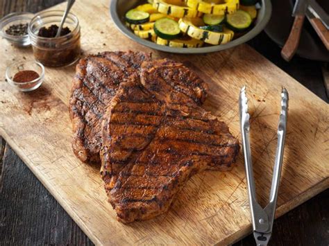 Grilled T Bone Steaks With BBQ Rub DelicioUS