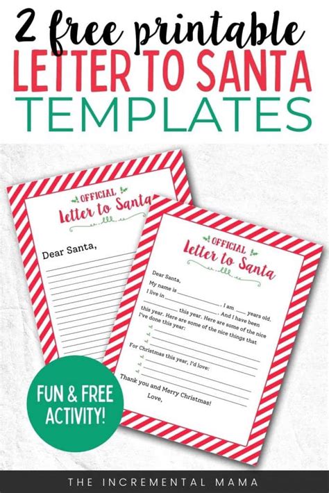 15 Free Printable Letters From Santa Templates Spaceships And Laser