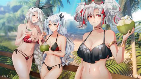 Prinz Eugen Prinz Heinrich And Prinz Adalbert Azur Lane Drawn By